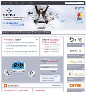 SIMO 2008 estrena página web y red social propia
