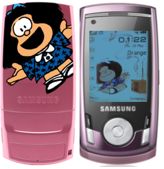 Orange lanza un móvil personalizado con la imagen de Mafalda