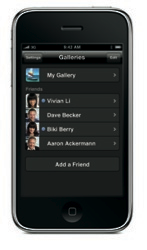 Apple ha estrenado la aplicación MobileMe Gallery