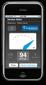 WorkSnug Pro integra el nuevo Decibel Meter de Plantronics