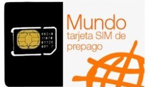 Tarjeta SIM Mundo de prepago 