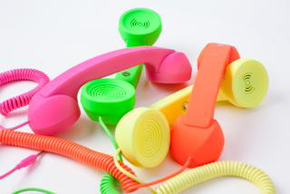 Teléfono con el auricular retro chic de Native Union