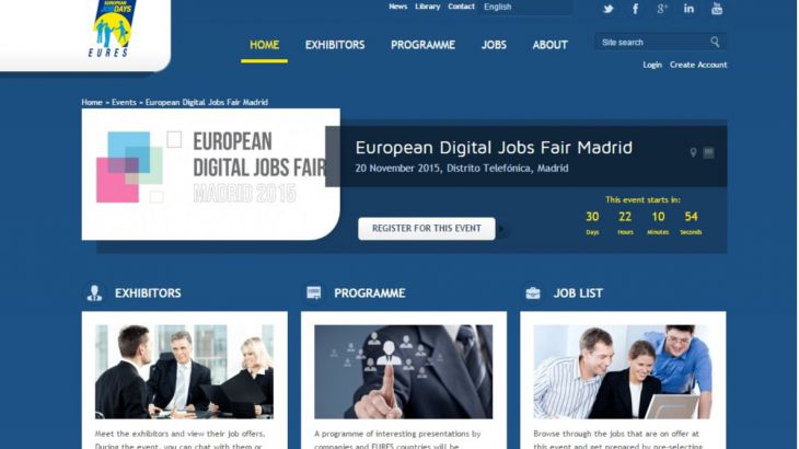 Llega a Madrid el próximo 20 de Noviembre la Feria Europea de Empleo Digital