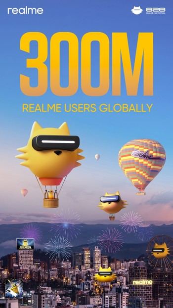 realme supera los 300 millones de usuarios en su séptimo año y anuncia novedades