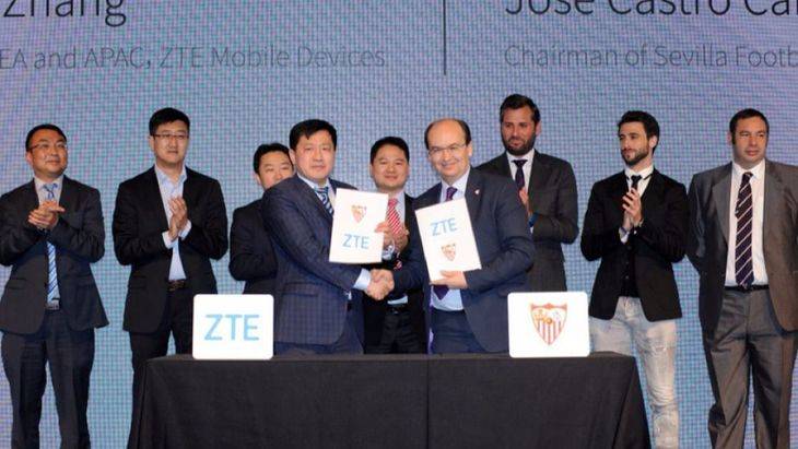 ZTE será el smartphone oficial del Sevilla F.C