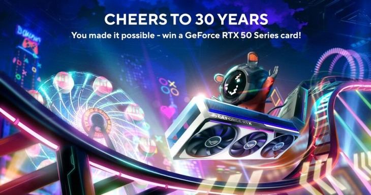 ASUS lanza un sorteo para conmemorar 30 años de tarjetas gráficas