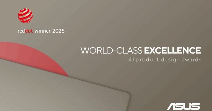 ASUS recibe 41 premios Red Dot por diseño de productos en 2025