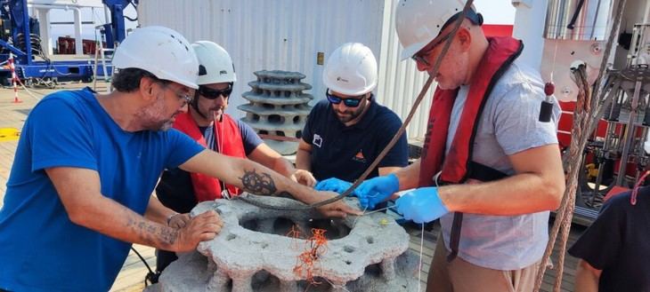 CSIC crea arrecifes artificiales en el mar de Alborán para restaurar corales
