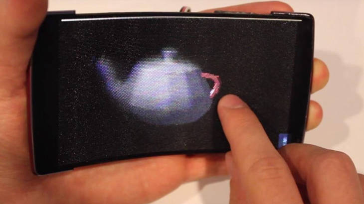 Así es el primer 'smartphone' flexible y con hologramas