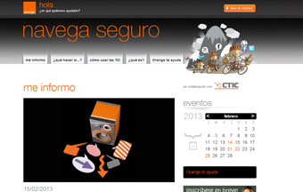 Nuevo portal “Navega Seguro” de Orange