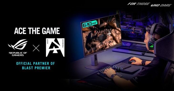 ROG Strix XG248QSG Ace será el monitor oficial del torneo BLAST Counter-Strike 2 en 2025